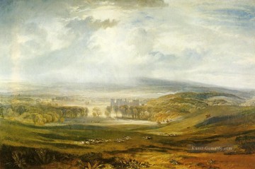 Raby Schloss der Sitz des Earl of Darlington Landschaft Turner Ölgemälde
